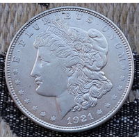 США 1 доллар 1921 года. Серебро! Сторгуй за свою цену, предложи обмен!