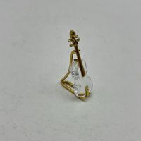 Коллекционная миниатюра Скрипка с подставкой Swarovski. Арт 3431