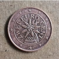 Австрия 2 евроцента, 2002 г., KM# 3083