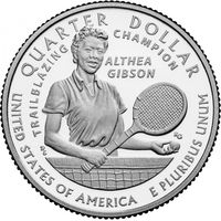 США 25 центов, 2025 P Алтея Гибсон UNC
