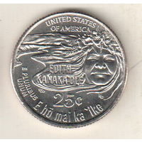 США квотер 2023 Выдающиеся Женщины Америки Эдит Канакаоле двор D