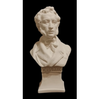 Бюст А.С. Пушкин Гипс