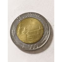 Италия 500 лир 1987