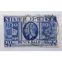 Великобритания 1935г. Серебряный юбилей Георга V. гаш.