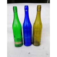 Лидское пиво. Две юбилейные бутылки 140 и 145 лет + "Идеал".