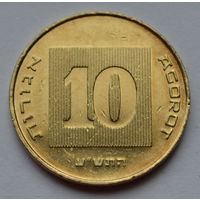 Израиль, 10 агорот 2010 г.