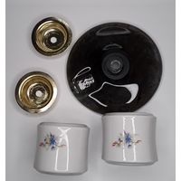 Декоративные элементы фарфор  от люстры светильника