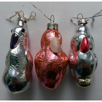 Игрушка елочная "3 попугая"