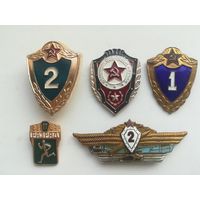 Знаки военные. С рубля.