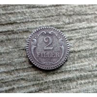 Werty71 Венгрия 2 филлера 1940