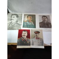 И.Сталин.Репродукции, иллюстрации  из старых журналов .Продаются все вместе.