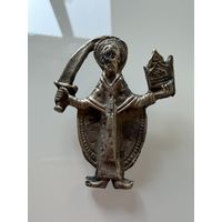 Нашивка. Накладка. Образок  Николай Можайский.  СЕРЕБРО.  РЕДКОСТЬ.
