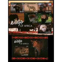 2015 Либерия 6748-6453KL+B711 Фауна - Слоны, Леопард 28,00  евро