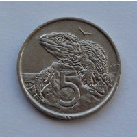 Новая Зеландия 5 центов. 1978 г.