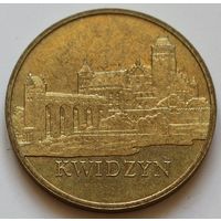 Польша 2 злотых 2007 год "Древние города Польши - Квидзын"