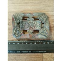 Большая, старинная, комплектная пряжка.