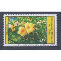 [352] Конго 1984. Флора.Цветы. Гашеная марка.