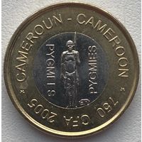 Камерун 750 франков (1/2 африка) 2005 г. Пигмеи