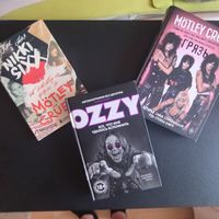 Комплект Рок-чтива(книги Ozzy, Motley Crue, Nikki Sixx)