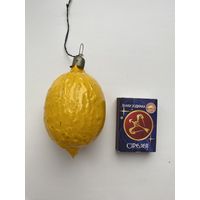 Елочная игрушка. Лимон.