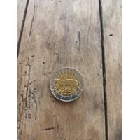 УРУГВАЙ 10 песо 2011 год( биметалл)