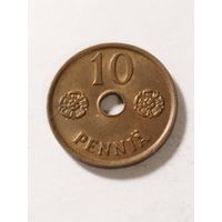 Финляндия 10 пенни 1943