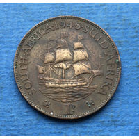 Южная Африка Британский доминион 1 пенни 1945 Георг VI