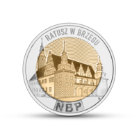 5 злотых 2024 Польша  UNC НОВИНКА. Откройте для себя Польшу - Ратуша в Бжеге.