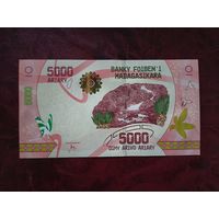 5000 ариари Мадагаскар 2017 г.