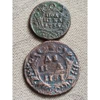 Распродажа - полушка 1735г, деньга 1737 (?).РИ