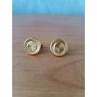 Запонки позолоченные ау - СССР