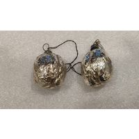 Игрушка елочная Грецкий орех 2 штук