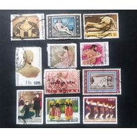 Греция \472с\набор марок искусство культура 10шт