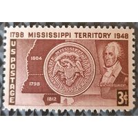 1948 150 -летие  образования Территории Миссисипи  США