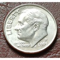 США 10 центов , 2005     Р     ( 1-1-7 )