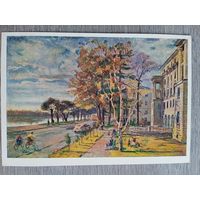 1954. Иванова. Ленинград. Приморский проспект
