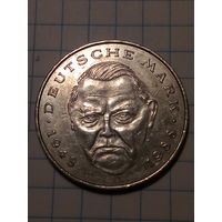 2 марки Германия 1992 J