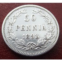 Финляндия в составе РИ. 50 пенни 1893