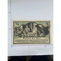 Нодгельд 75 пфеннигов Штробек. Веймарская республика - 0202