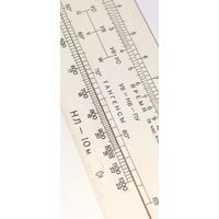 Навигационная линейка НЛ-10М. Авиация. СССР.