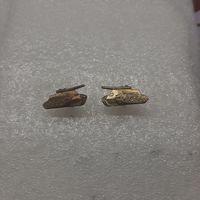 Эмблемы танкисты ВС СССР обр. 1958 г., биметалл, магнитные, новые!