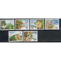 Лаос /1989/ Флора / Цветы / Горы / Серия 6 Марок