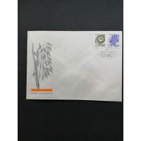 Польша 1990 КПД с полной серией марок "Лекарственные растения" (спецгашение) Mi.3277В-3278В каталог 2.00 евро