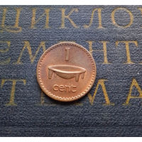 1 цент 1987 Фиджи #01 UNC