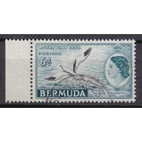 137.BrKCI. Великобритания. Колонии. Бермудские острова. Королевский визит. Елизавета II. 1953 г. Mi.#148.