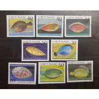 Вьетнам. 1982 год. Фауна. Рыбы. Камбала (9)