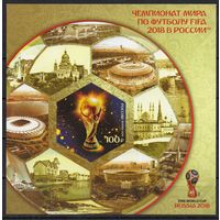 Россия 2018. Чемпионат мира по футболу 2018. Блок без перфорации 218А (1628)
