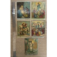 Старинные хромолитографии 1900-е года цена за все