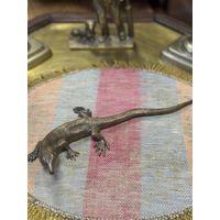 Бронзовая ящерица, варан, саламандра, полнотелая, много лотов с рубля