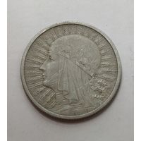 2 злотых 1932, красивая патина